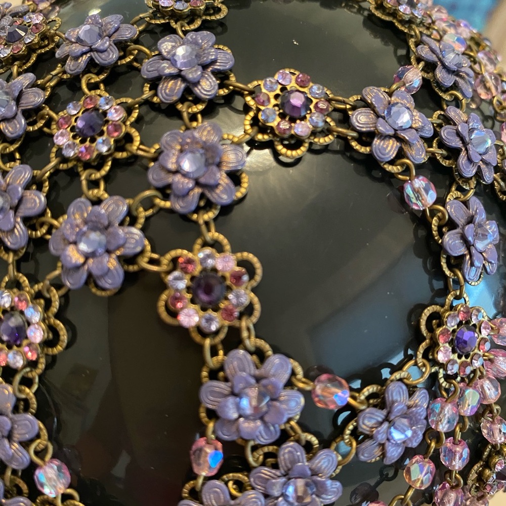 Michal Negrin Swarovski Crystal Head Wrap/Cap - Picture 5 of 14